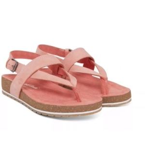 timberland pink sandals